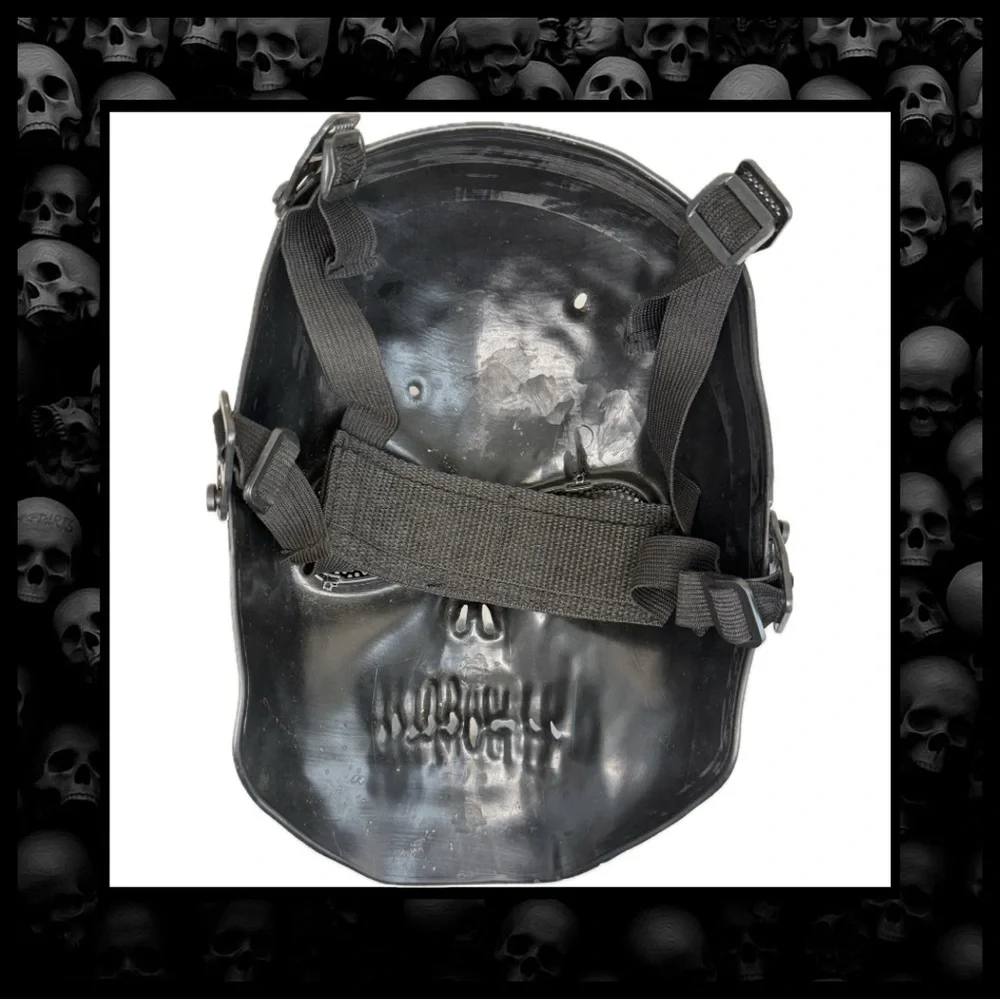 Charcoal Black Full Face Airsoft Paintball Mask